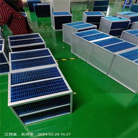 叉流铝制余热回收芯体板翅式显热交换器